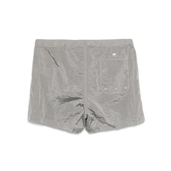 NWT Stone Island Shorts Mens Medium Gray Swim Trunks Logo Patch - Picture 13 of 13